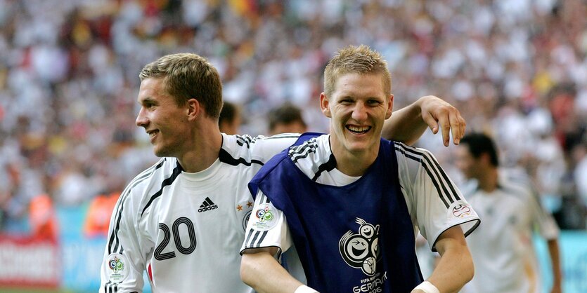 Schweini und Poldi 2006.