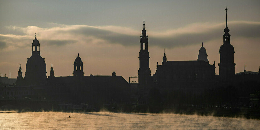 Skyline von Dresden.