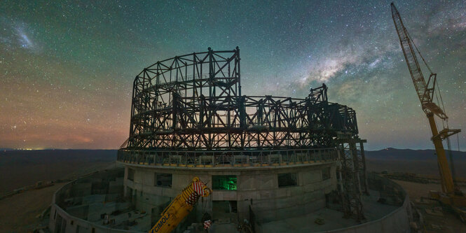 Baustelle des Riesenteleskops in Chile