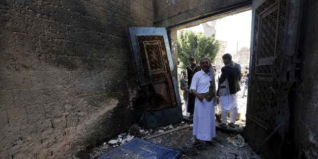 Zerstörte Moschee