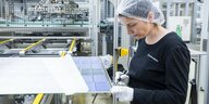 Bei Meyer Burger in Freiberg werden Hochleistungsmodule der neuesten Generation hergestellt