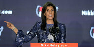 Die US-Politikerin Nikki Haley von den Republikanern