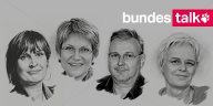 Köpfe von Anja Krüger, Sabine am Orde, Pascal Beucker und Ulrike Hermann