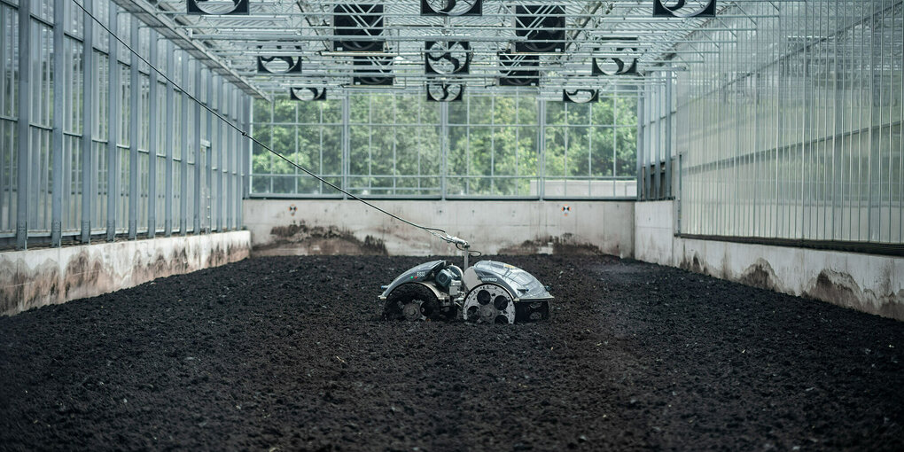 Solarthermische Klärschlammtrocknungsanlage in Bottrop