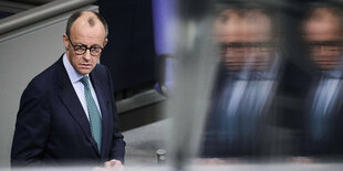 Friedrich Merz im Bundestag.