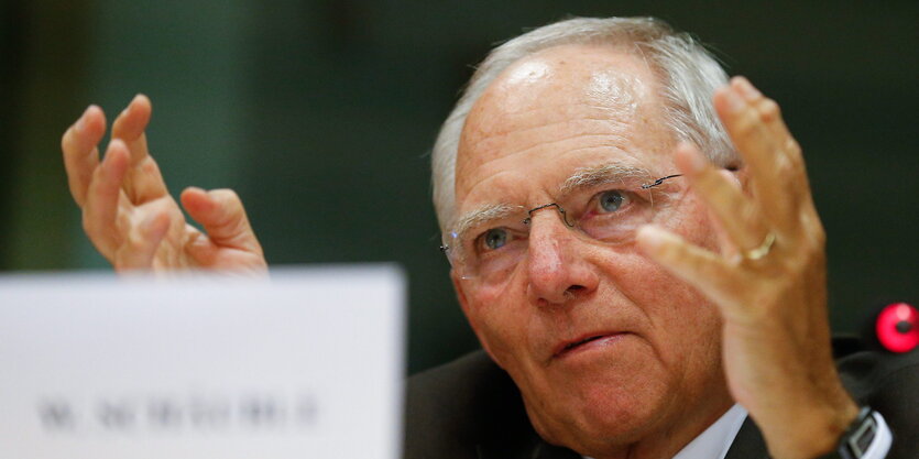 Porträt Wolfgang Schäuble