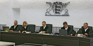 Richter im Stuttgarter Gericht