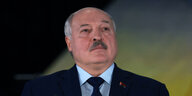 Alexander Lukaschenko mit ernster Miene