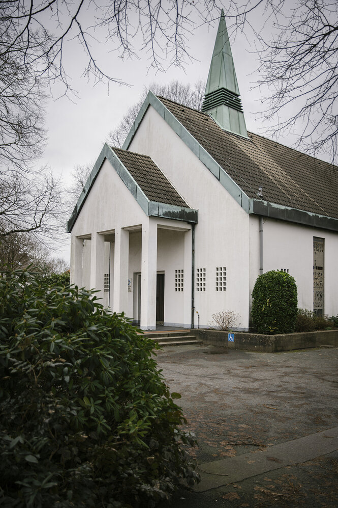 Eine protestantische Kirche