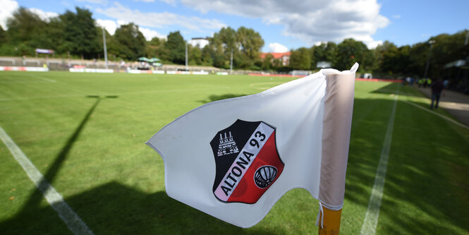 Der Fußballplatz von Altona 93 in der Griegstraße