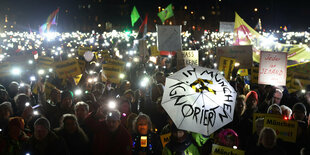 Demonstration "Lichtermeer"