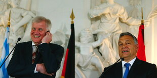 Horst Seehofer und Victor Orban