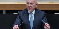 Das Bild zeigt Berlins Regierungschef Kai Wegner (CDIU)