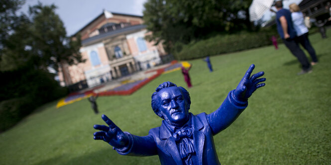 Wagner-Statue in Bayreuth.