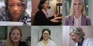 Porträts von sechs Frauen aus verschiedenen Ländern