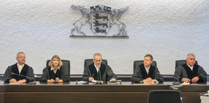 Die Richter des Oberlandesgerichtes in Stuttgart