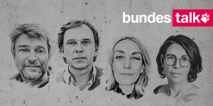 Köpfe von Bernd Pickert, Stefan Reinecke, Tania MArtini, Judith Poppe