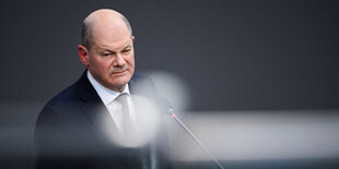 Olaf Scholz im Bundestag