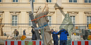 Das Foto zeigt das Humboldt Forum, auch bekannt als Stadtschloss