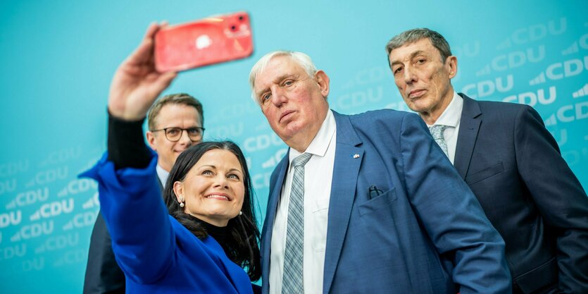 Selfie mit Poltikerinnen