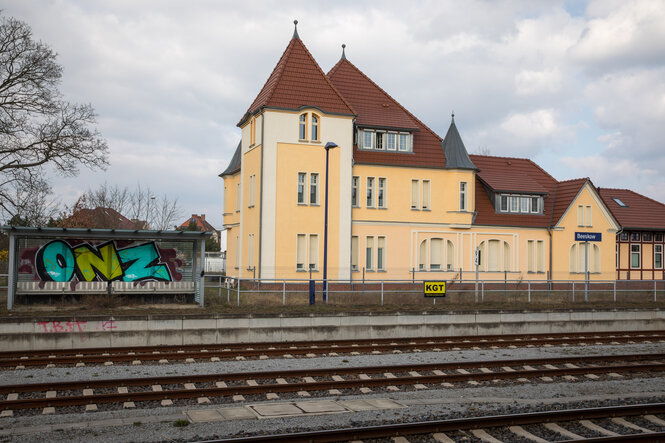 Der Bahnhof in Beeskow