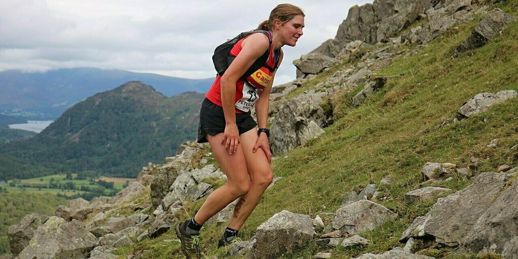 Jasmin Paris beim Borrowdale-Rennen im Jahr 2018