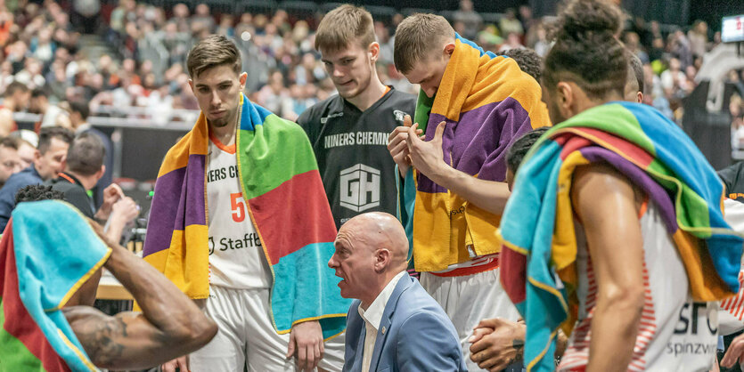 Trainer Rodrigo Pastore vom Basketballclub Niners Chemnitz