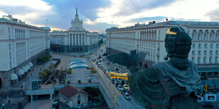 Das Parlamentsgebäude in Sofia