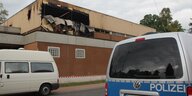 Eine Flüchtlingsunterkunft in Wertheim wurde in Brand gesteckt