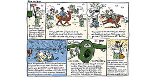 Ein Cartoon