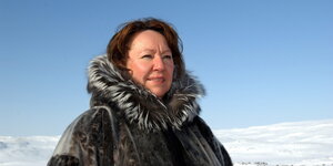Sheila Watt-Cloutier in der Arktis