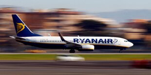 Eine Maschine von Ryanair