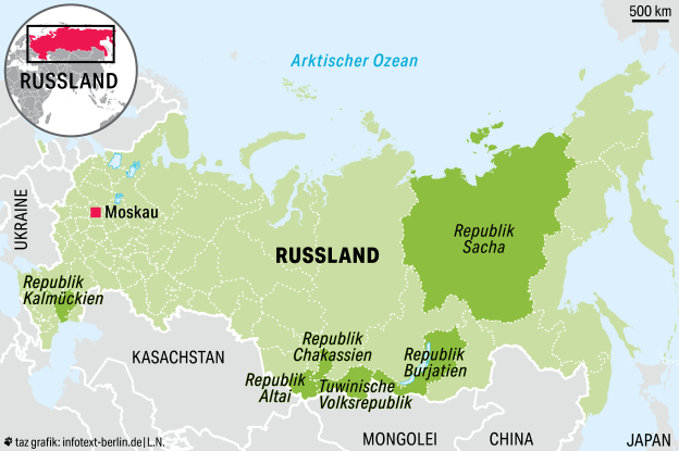 Asiatische russische Republiken „Nichts über uns ohne uns berichten