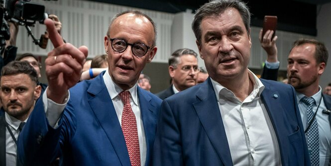 Friedrich Merz und Markus Söder