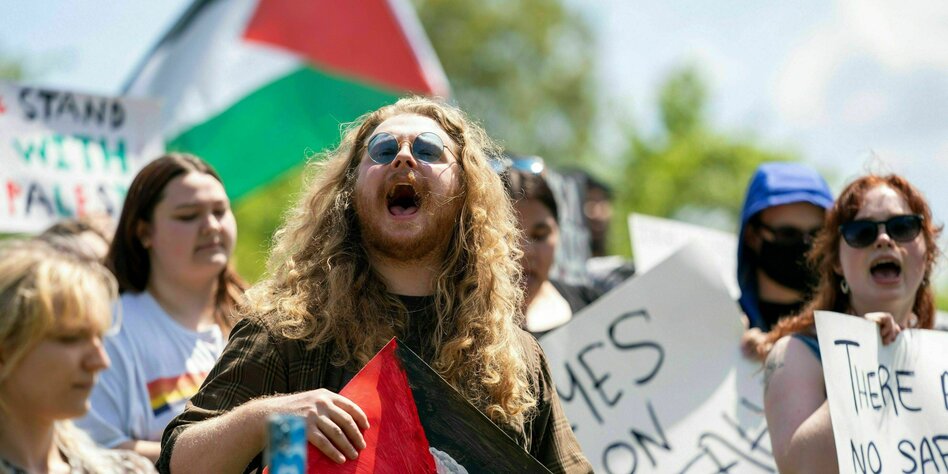 Propalästinensische Proteste in Indiana: Organisatoren radikalisieren sich