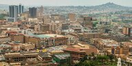 Luftaufnahme von Kampala