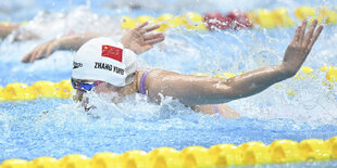 Schnell und positiv: Auch bei Doppelolympiasiegerin Zhang Yufei wurden Spuren eines Herzmedikaments nachgewiesen.