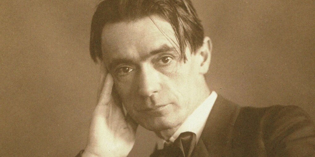 Porträt Rudolf Steiner.