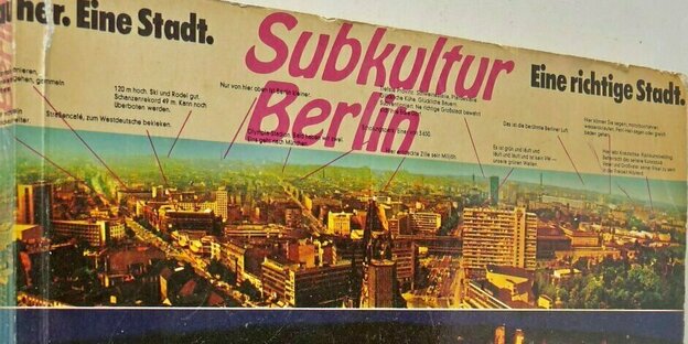 Umschlag des Buchs "Subkultur Berlin"