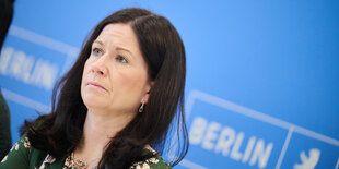 Das Bild zeigt Bildungssenatorin Katharina Günther-Wünsch