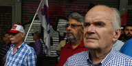Demonstranten der kommunistischen PAME in Athen.
