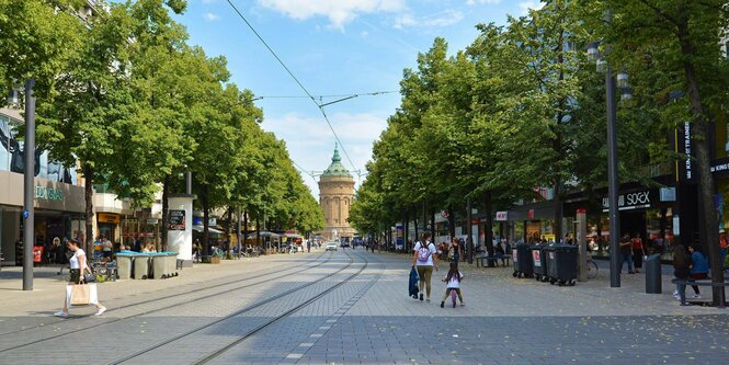 Innenstadt Mannheim.