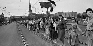 23. August 1989 Menschenkette durch Litauen, Lettland und Estland