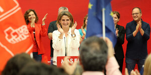 Die Kandidatin der Spanischen Sozialisten für Europa, Teresa Ribera