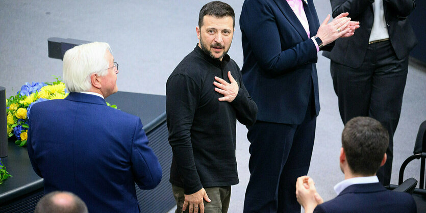 Wolodymyr Selenskyj im Deutschen Bundestag