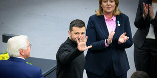 Wolodymyr Selenskyj im Bundestag.