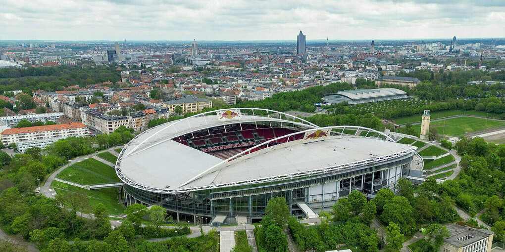 Fussballstadion in Leipzig