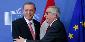 Erdoğan und Juncker