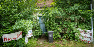 Das Haus von Manfred Moslehner in der Steinberg Siedlung.