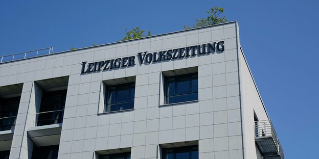 Redaktionsgebäude der Leipziger Volkszeitung.